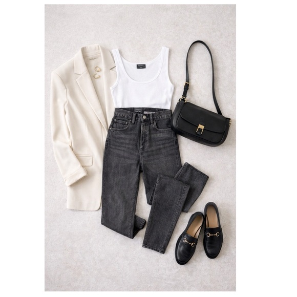 RARE AGOLDE X TALULA ARITZIA High-Rise Taper 100% Cotton Jeans Black Wash Sz 27 - Picture 3 of 16